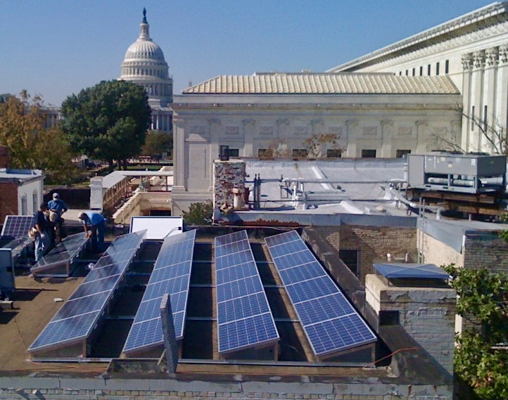 Lutheran Church of the Reformation's 17 kw solar system, Capitol Hill